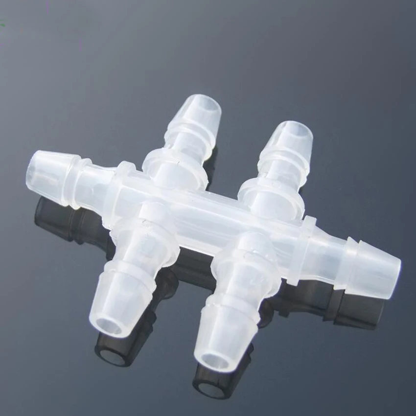 

Six Way Diameter Joint Pagoda Type Isodiametric Hose Splitters Connector PE Drinking Water Environmental Protection Hose