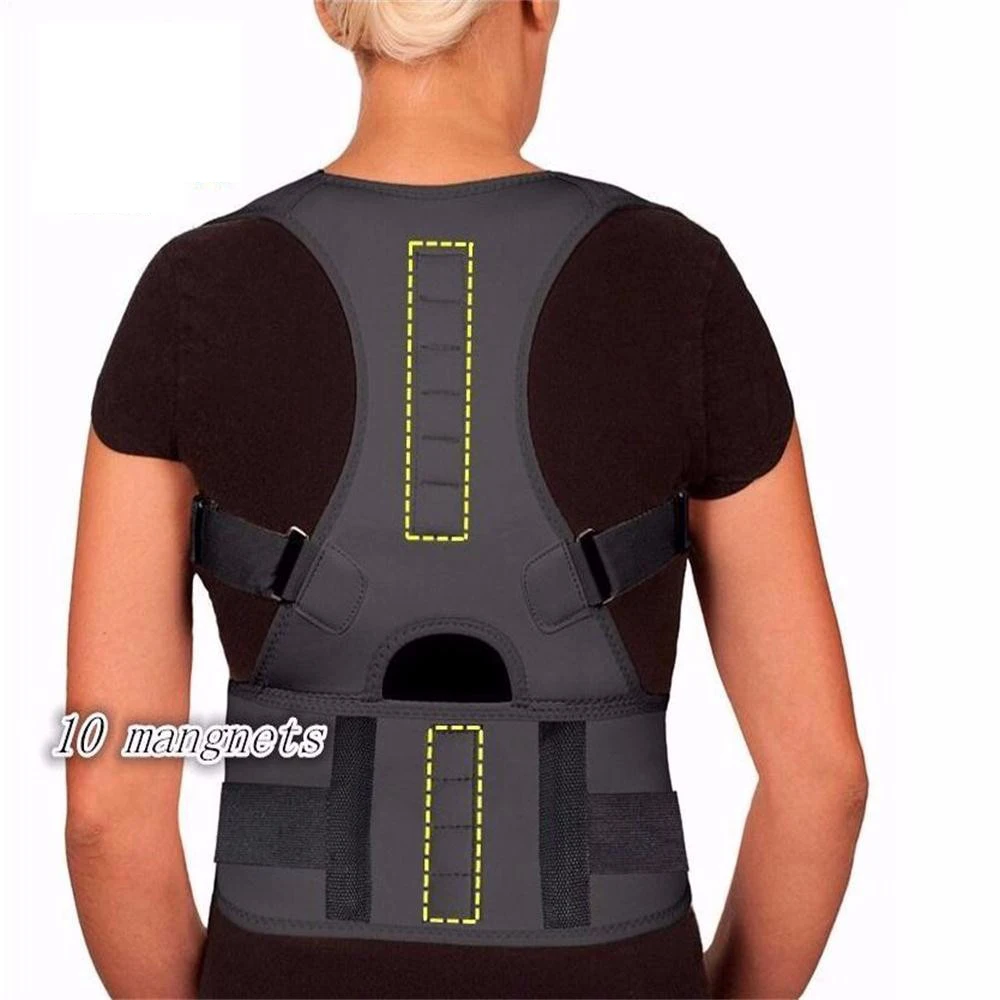 

Magnetic Back Support Shoulder Posture Corrector Men Medical Massage Belts Orthopedic Products Health Care