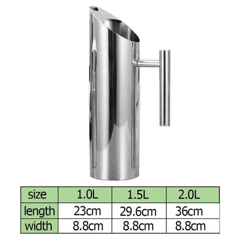 Multi-function нержавеющая сталь Ice Cold Freeze Water Pot чайник открывалка для пива Бар фруктовый сок кувшины красный винный разделитель контейнеры
