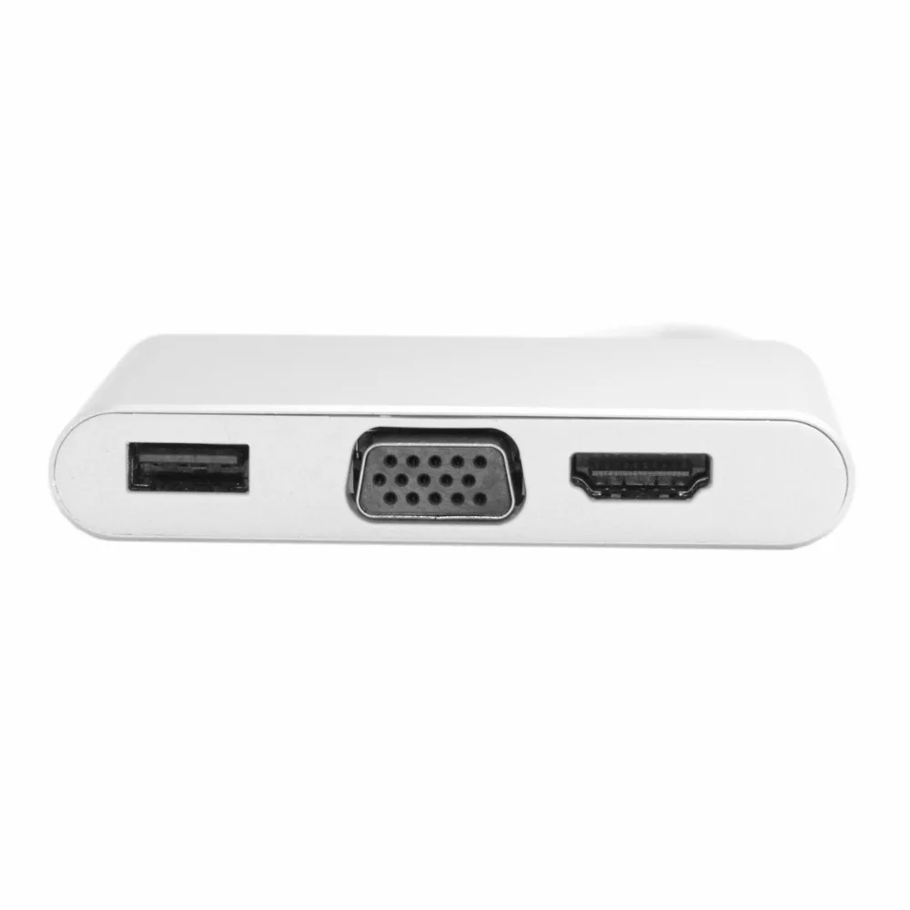Thunderbolt 3 док станция USB C концентратор usb3.1 тип c к HDMI gigabit Ethernet RJ45 VGA USB2.0 адаптер