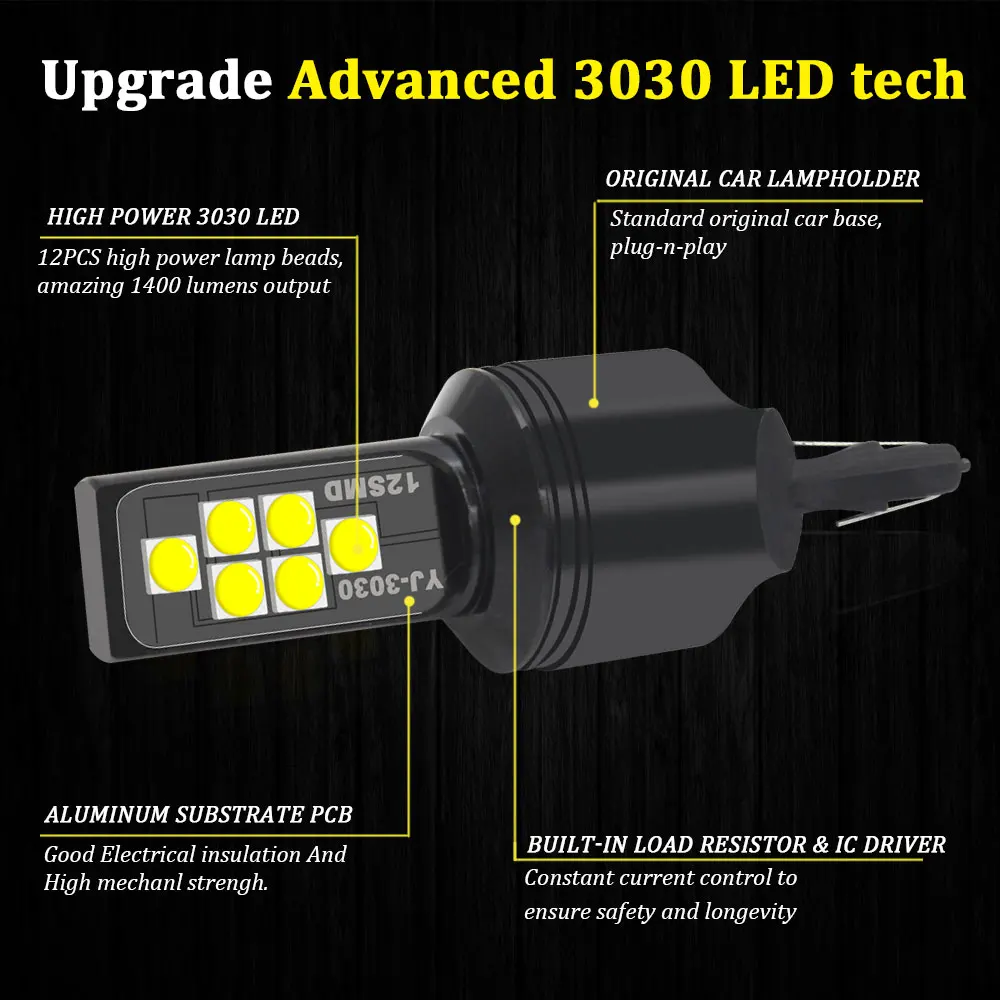 BMT лампочки для авто T20 W21/5W W21 5W W21W led лед габариты светодиоды светодиодные лампы
