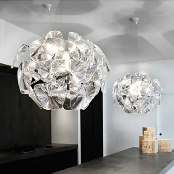 Современные креативные лазерные капельки прозрачные акриловые подвесные