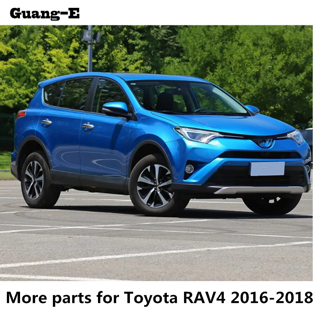 

car styling cover Stainless Steel pedal Door sill scuff plate Cover inner Built threshold 4pcs For Toyota RAV4 2016 2017 2018