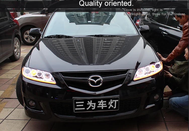 Би-Ксеноновые фары для MAZDA 6 2003-2015 совмещенный дальний/ближний свет линзы