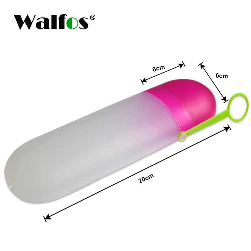 WALFOS портативный дорожный держатель для зубной пасты и щетки, колпачок, чехол для домашнего хранения, чашка, открытый держатель, аксессуары для ванной комнаты