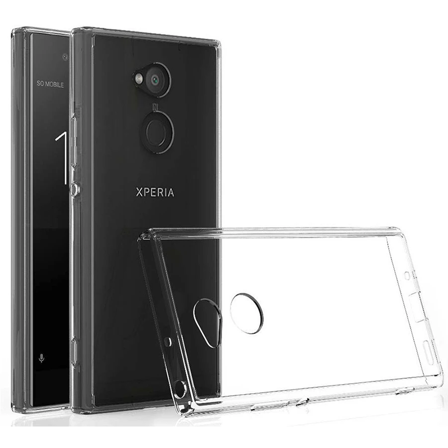 Мягкий прозрачный чехол для телефона Sony Xperia L2 XA2 XA3 Ultra Plus задняя крышка