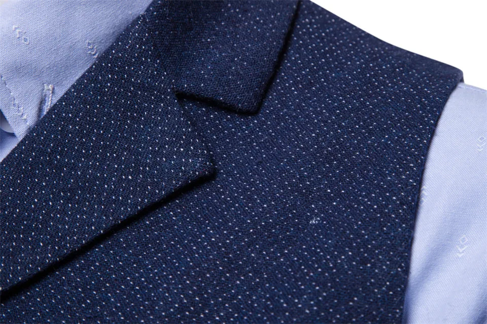 Riinr Wedding Dress High-quality Goods Cotton Men's Fashion Design Suit Vest Grey Black High-end Men's Business Casual Suit Vest