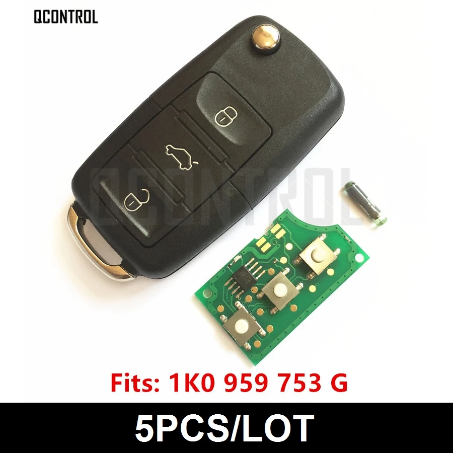 QCONTROL Новый Автомобильный Дистанционный ключ сделай сам для SKODA Auto Octavia II PN