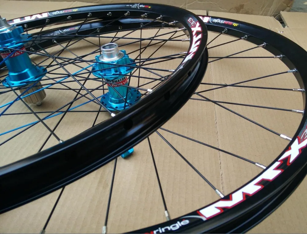 Kalosse велосипедные части для горного велосипеда MTB колеса 32 отверстия AM/FR колеса для горного велосипеда 26/27. 5 дюймов F110* 20 мм/R135*9 мм ступицы