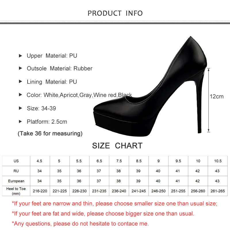 

2019 New Spring/Autumn Women Pumps High Thin Heel Pointed Toe Shallow Sexy Office Ladies Women Platform Shoes Black High Heels