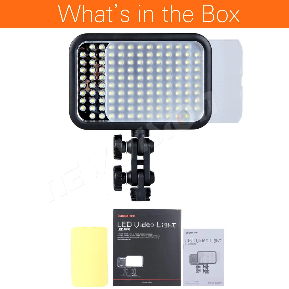 Godox LED126 5500-6500K видео Лампа светильник для цифровой камеры видеокамеры DV Свадебная видеосъемка фото журнальная видеосъемка