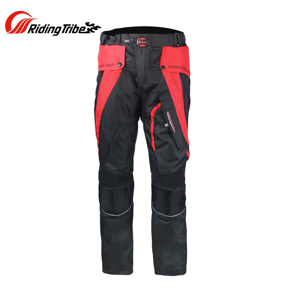 Red Pant Moto rcycle pull suit Мужская одежда для гонок по бездорожью ветрозащитная Водонепроницаемая мотоциклетная куртка для путешествий для верховой езды куртка для мотоцикла брюки костюм - Цвет: Red Pant
