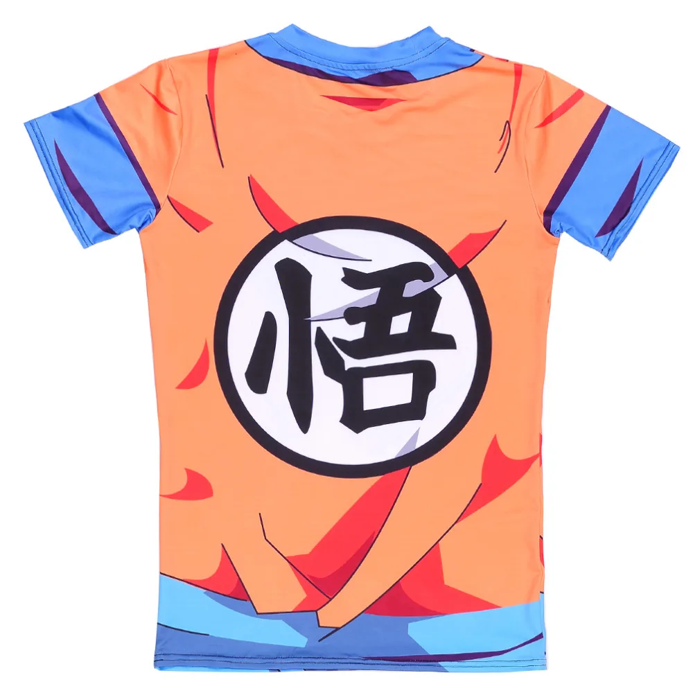 Лидер продаж женская летняя футболка с 3D принтом Dragon Ball Z Super Saiyan Vegeta Goku женские