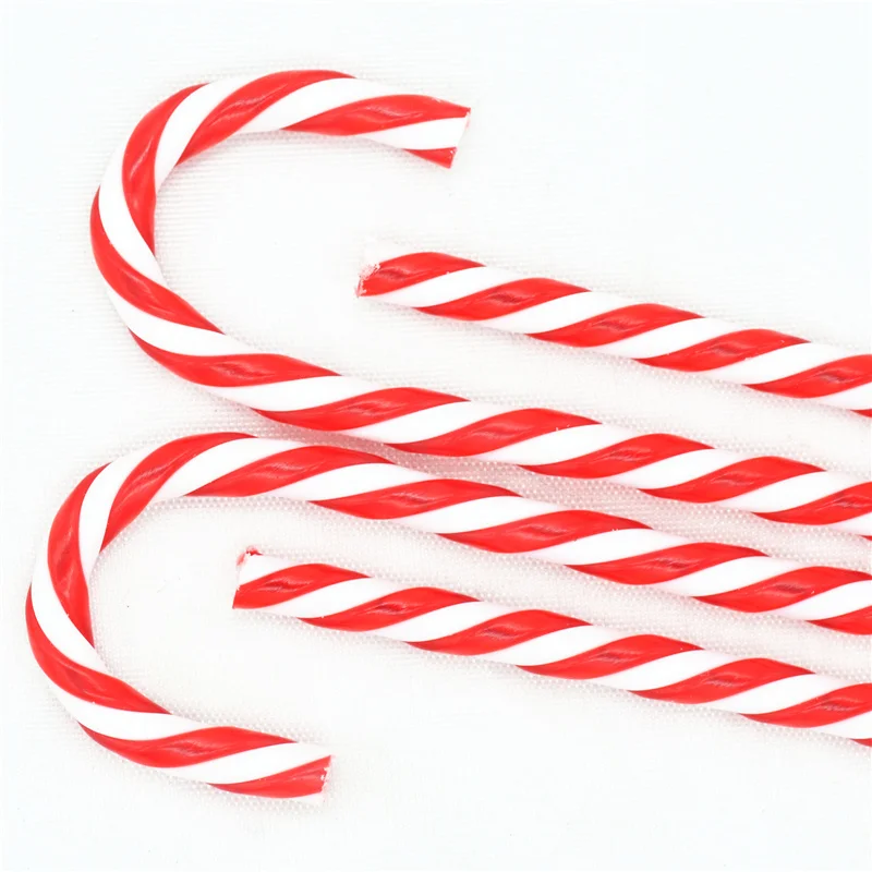6 шт. 15 см Акрил Рождество Candy Cane Подвески | Рождественская трость | висят украшения елки аксессуары