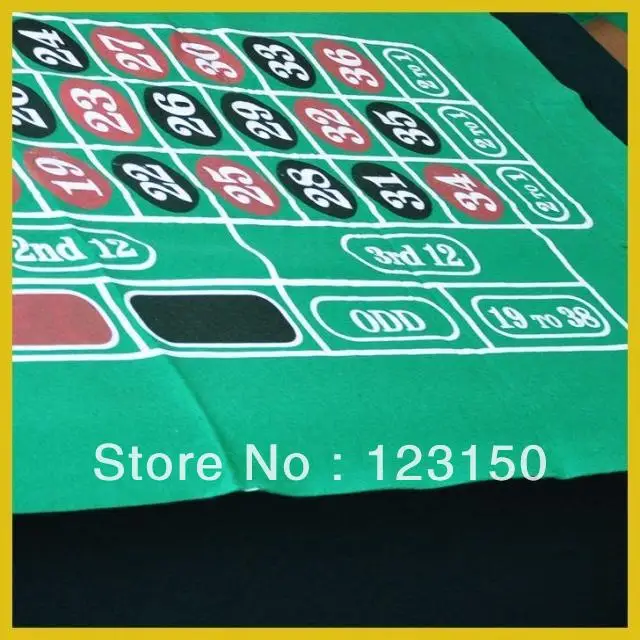 ZB 016 нетканое полотно Техасский Холдем Скатерти рулетка войлоком зеленого цвета