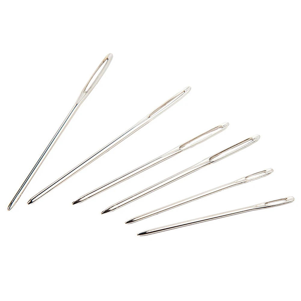 Новинка Лидер продаж 9 шт. из нержавеющей стали с тупым носом для шитья крестиком