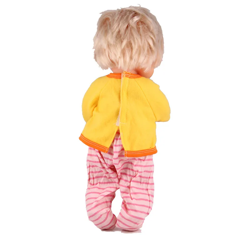 Одежда для кукол размер 41 см желтая футболка Nenuco Doll y su Hermanita полосатые носки штаны