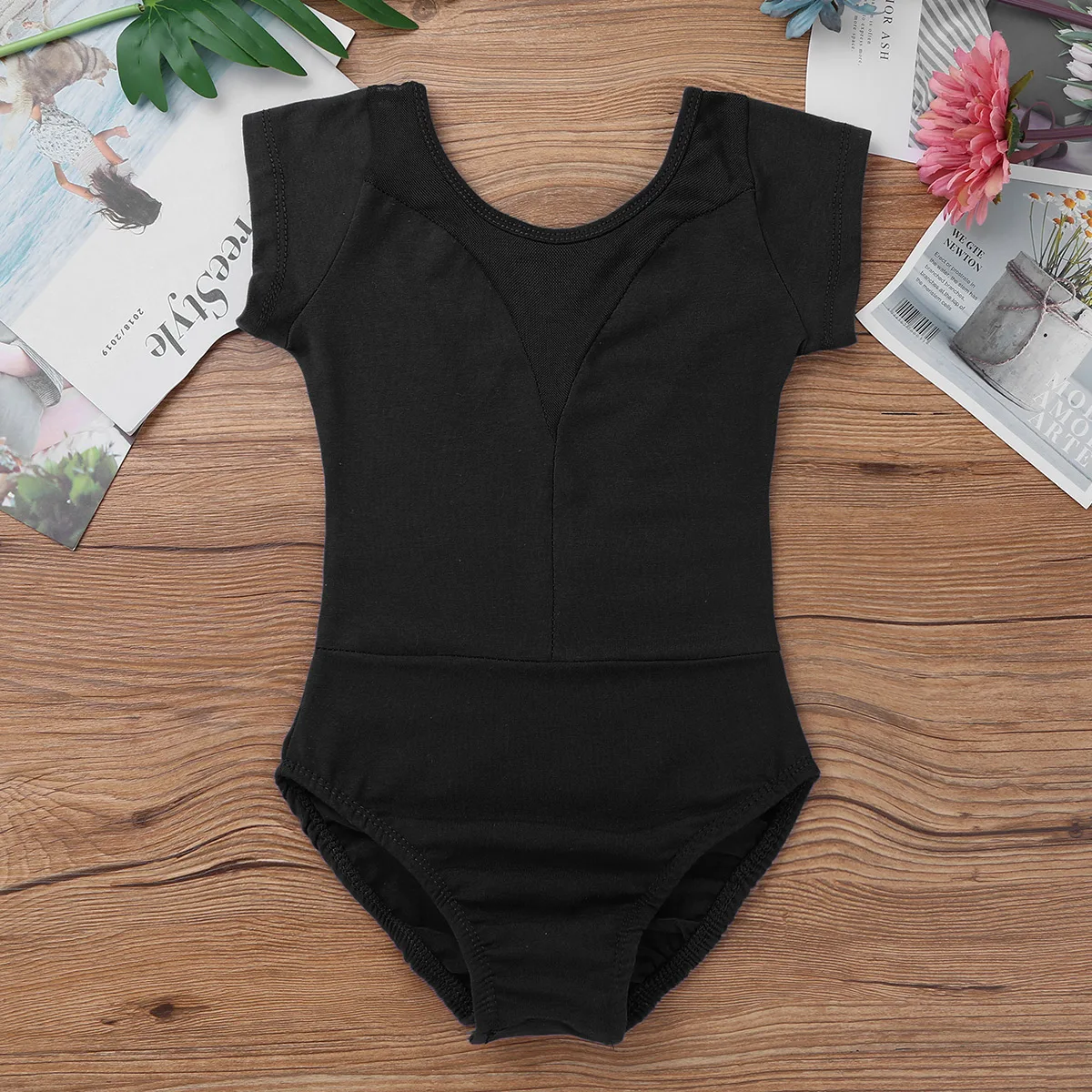 Тренировочный костюм для девочек профессиональный балетный купальник с