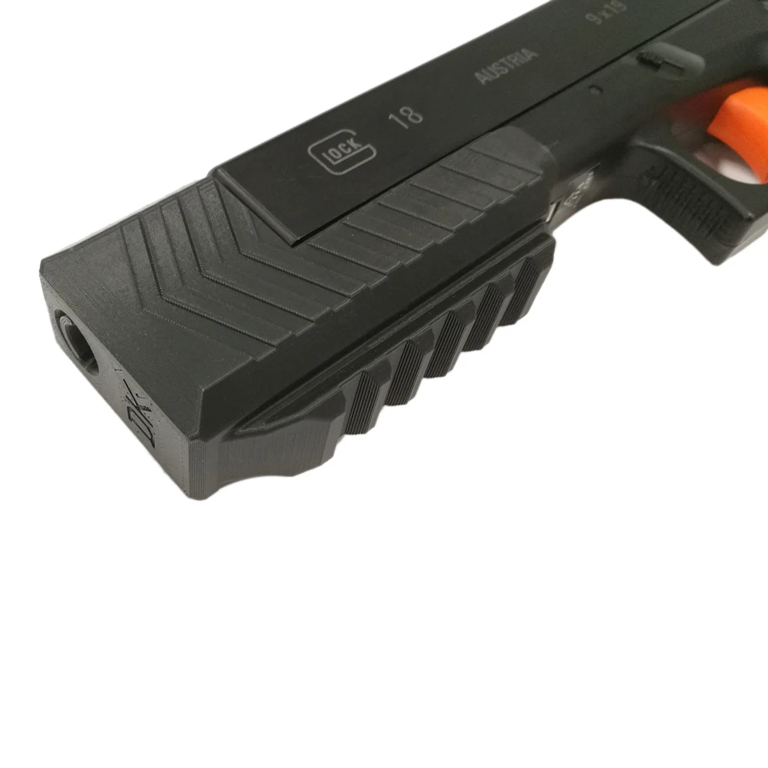 Прямой хоп для SKD Glock G18 водные гелевые бусинки бластер-черный