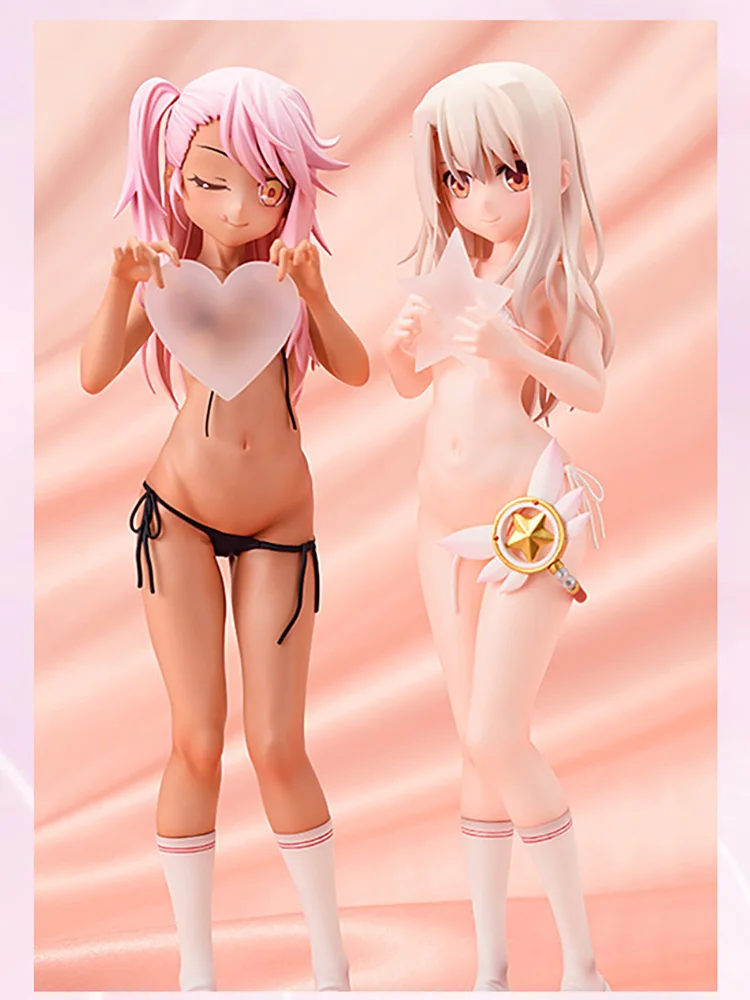 Фигурка Fate/kaleid liner Prisma Illya Illyasviel и Chloe ПВХ специальный цвет версия 1/7 весы аниме