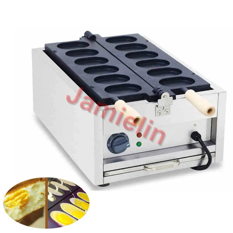 Jamielin 110 В 220 Коммерческая 6 шт. электрическая вафельница Taiyaki антипригарная машина