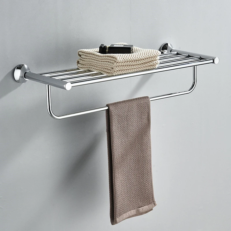 bathroom towel rack punch-free aluminum stand shelf hardware pendant set | Строительство и ремонт