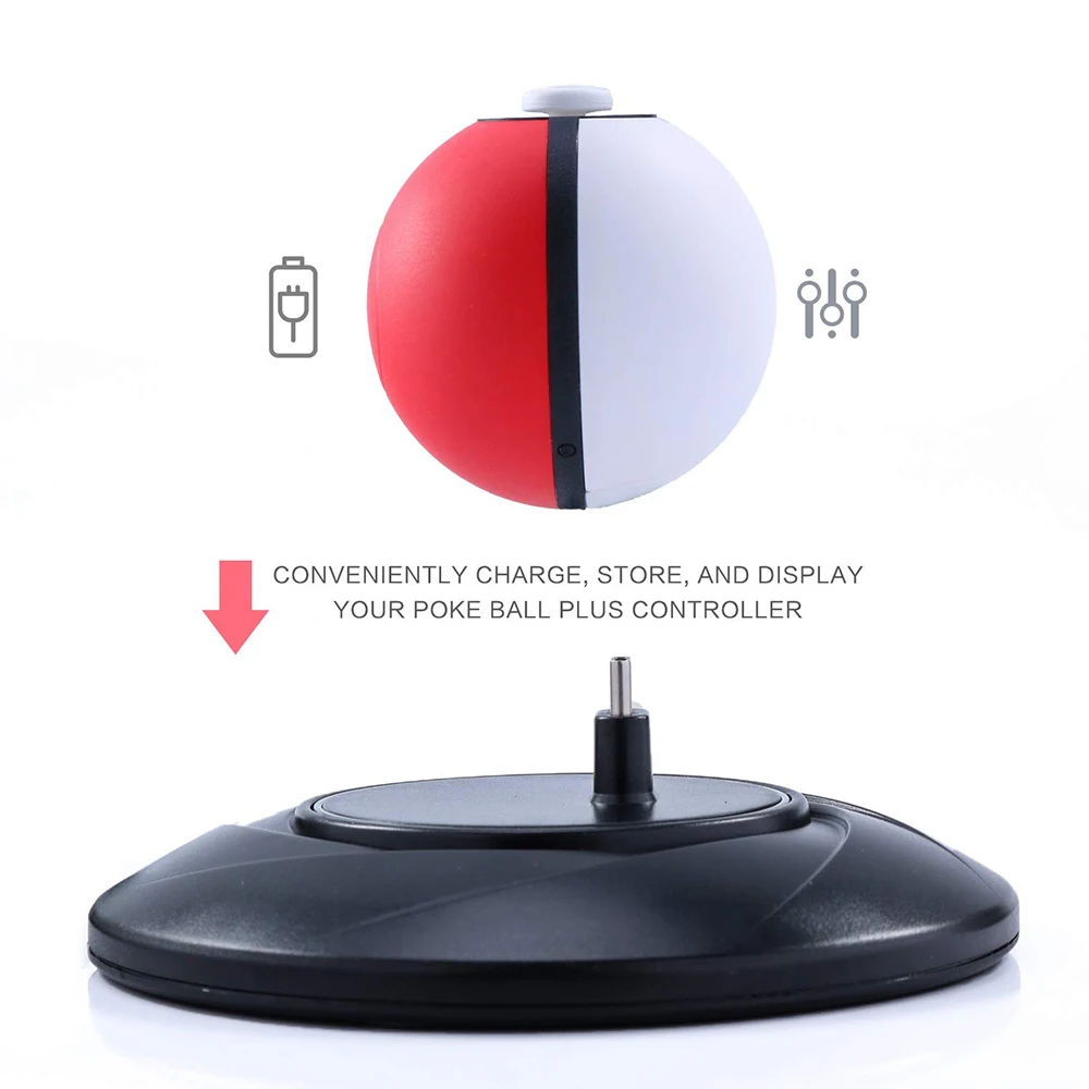Зарядное устройство для Pokeball Plus зарядная док-станция для Poke Ball светодиодный usb type C зарядное устройство для kingd переключатель контроллер для nintendo Switch
