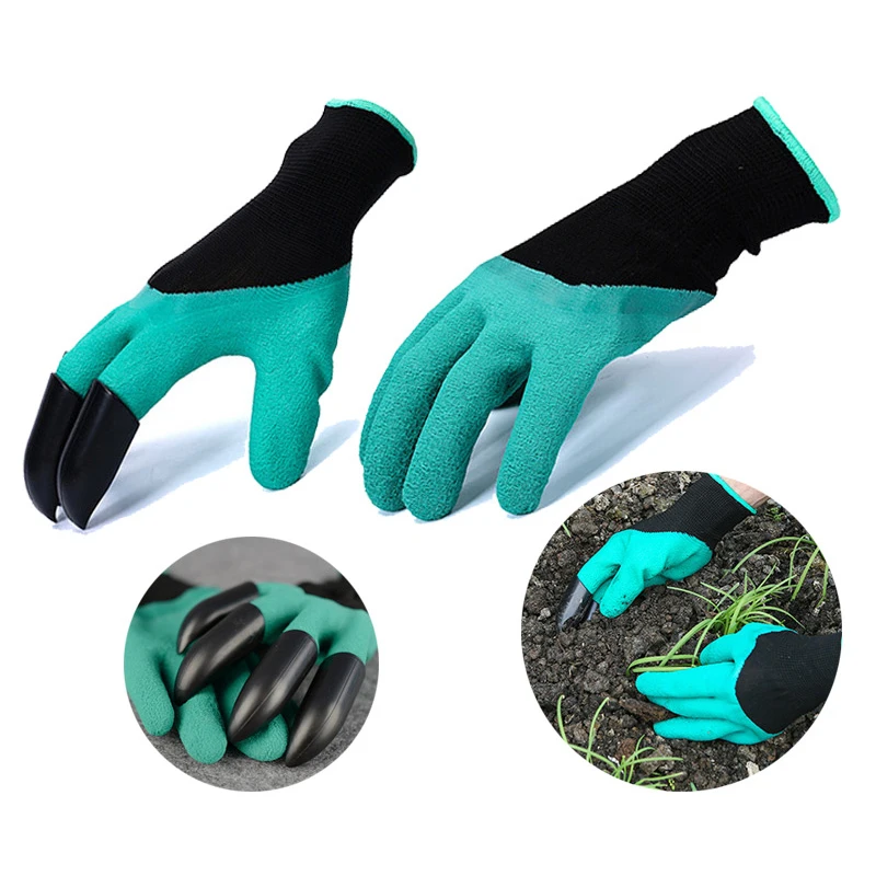 1 пара универсальные дышащие садовые домашние перчатки водонепроницаемые