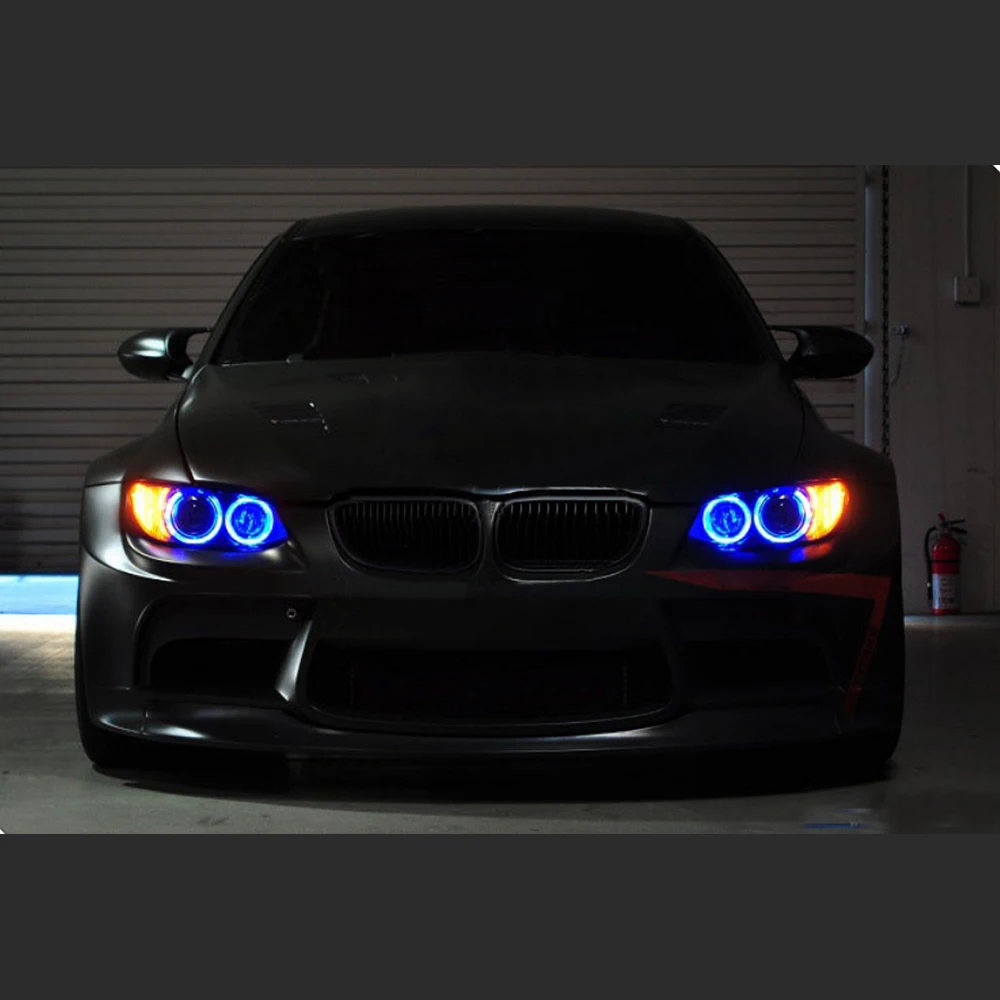 Синие светодиодные лампы для BMW Angel Eyes кольцесветильник галогенный фонарь X5 E39 E60