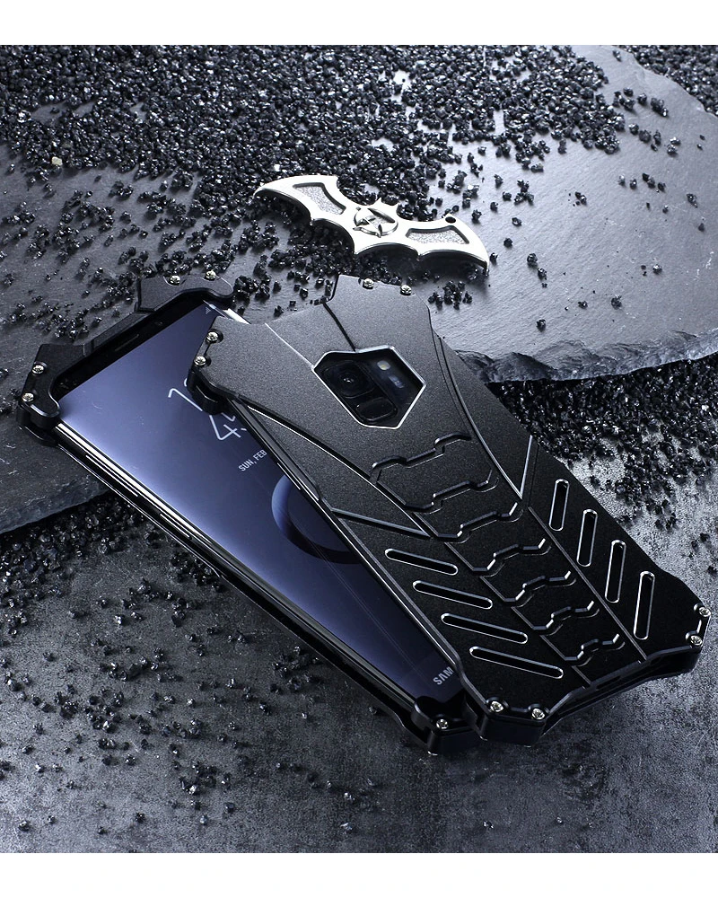 Для samsung Galaxy S9 Plus S6 Edge Plus S7 S8+ C9pro чехол Роскошный Алюминиевый металлический бампер рамка Броня противоударный чехол для телефона чехол