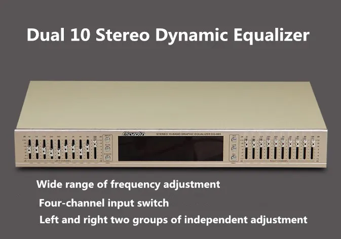 EQ665 Equalizer hifi Fever Home EQ Dual 10 BAND Stereo Treble Alto bass adjustment | Электроника