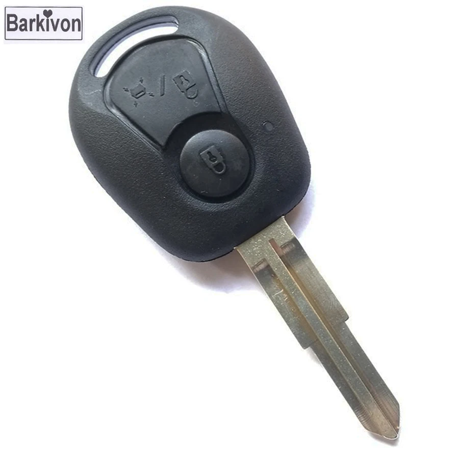 Запасной чехол для ключа с двумя кнопками Barkivon 2 без порезов SSANGYONG Kyron брелок|shell