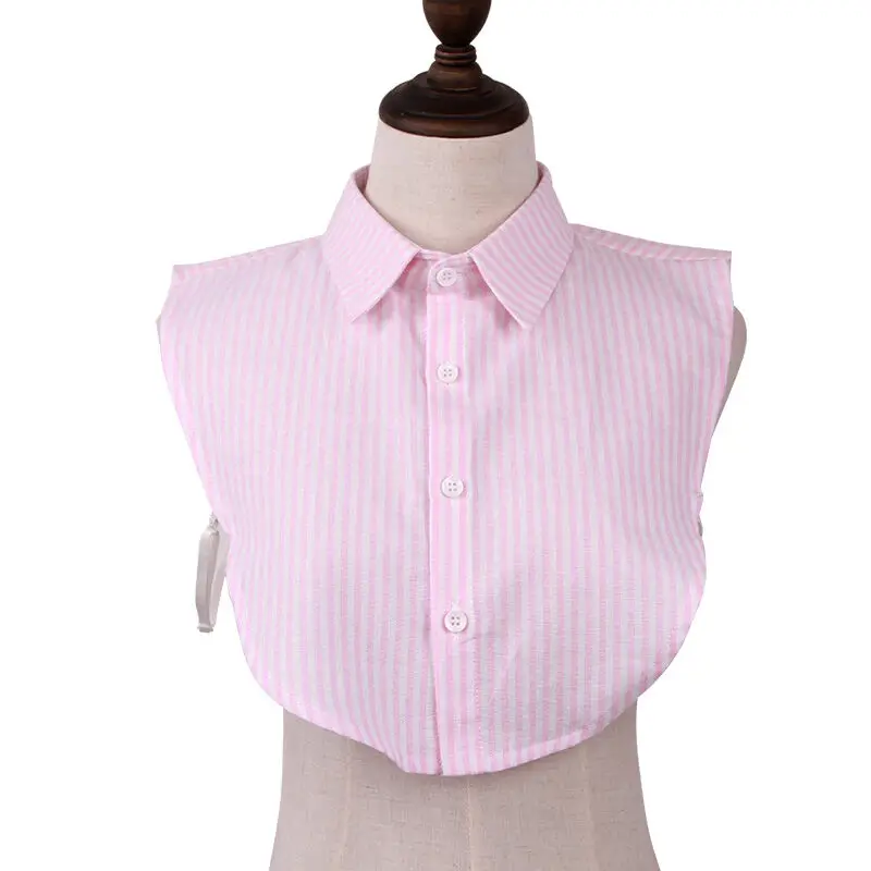 Ложная Рубашка с ложным воротником Женская хлопковая блузка съемный воротник