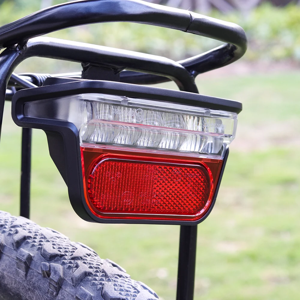 

Ebike Taillight Flash Mode Input 12V 24V 36V 48V Bicycle Rear Light for E-bikes and E-scooters