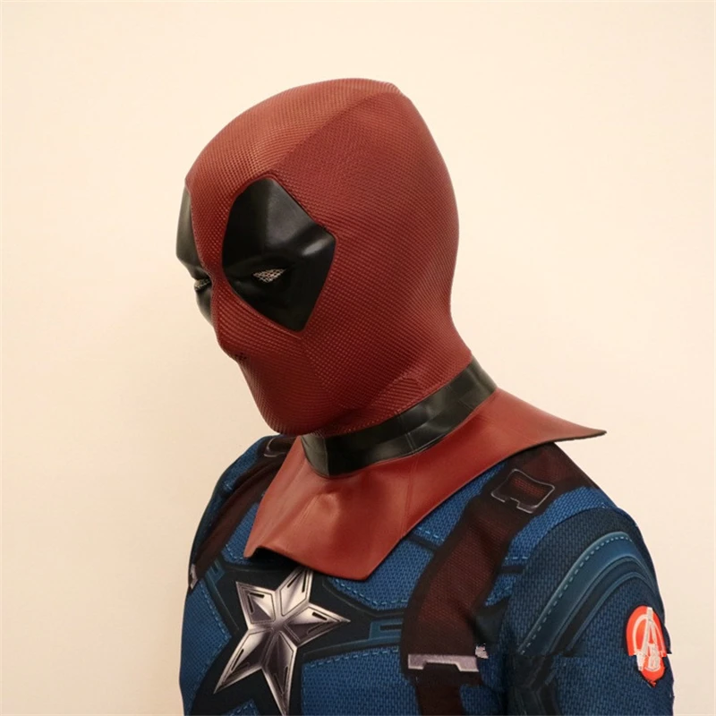 Аниме дэдпул супергероев Marvel Wade Winston Wilson Карнавальная маска ПВХ полный шлем маска для хеллоуина и карнавала вечерние реквизиты