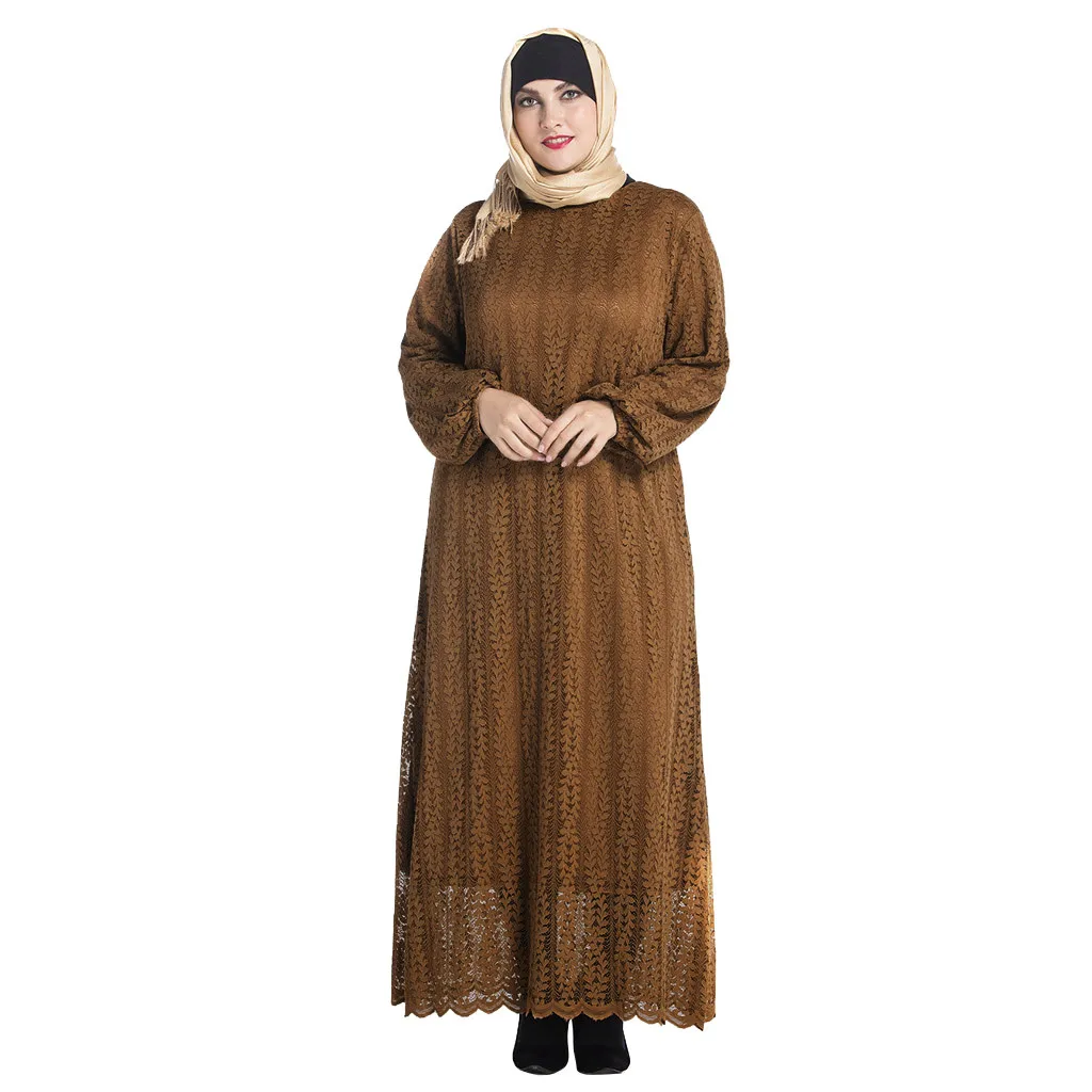 Винтажные мусульманские платья и абайя для женщин 2019 исламское мусульманское