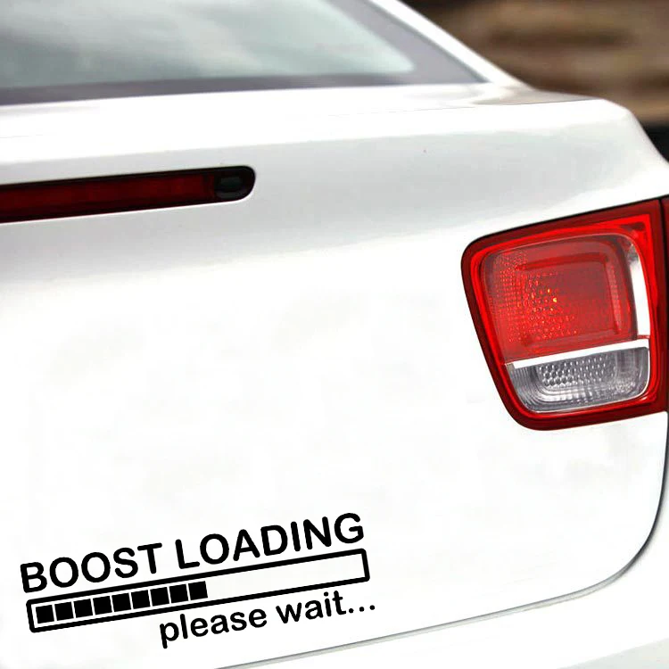 

Boost Loading Racing Turbo Car Auto Window Quality Vinyl Decal Sticker Funny Personality Stickers