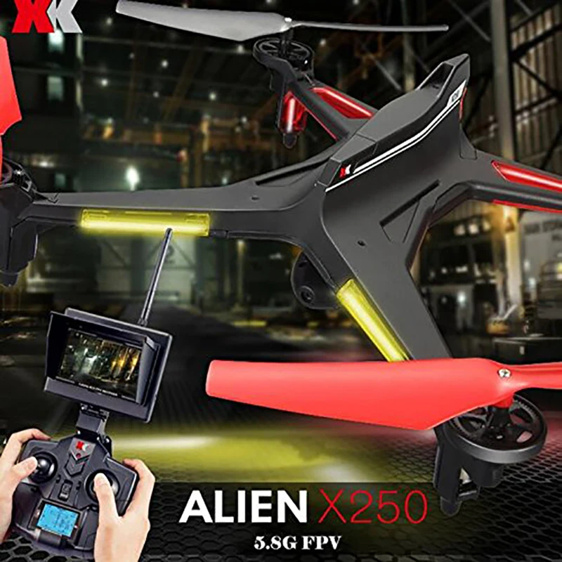 XK X250A X250-A 4CH 6-осевой Гироскоп 5.8 Г в Реальном Времени Видео FPV Drone НЛО RC Quadcopter С 2.0MP HD
