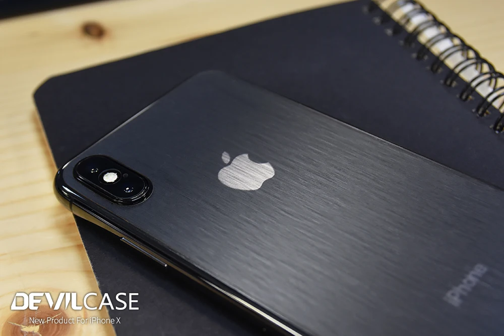 DEVILCASE наклейка для iPhone X XS прозрачная декоративная задняя наклейка пленка прямая/x Крест кожа-как алмаз прозрачная кожа