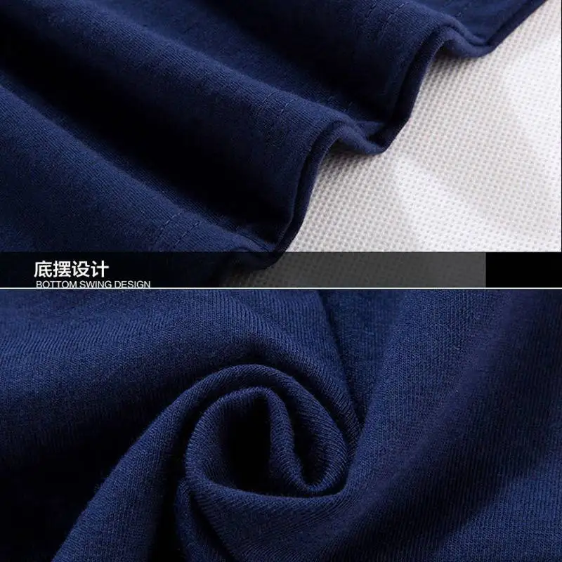 Мужская футболка с коротким рукавом летняя хлопковая Футболка большого размера