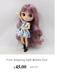 Фабрика Middie blyth Кукла шарнирная кукла розовые волосы с челкой 210BL2352 1/8 кукла(20 см