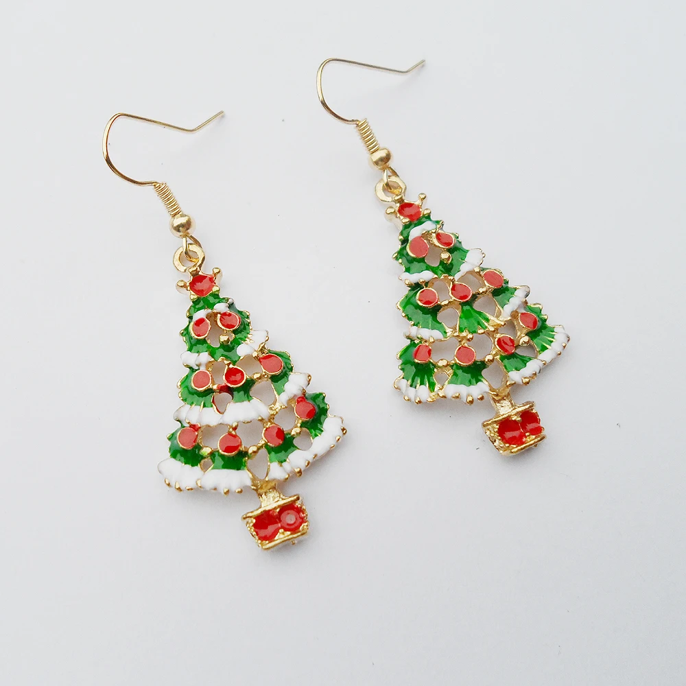 2020 для празднования Рождества новые женские рождественские серьги подвеска