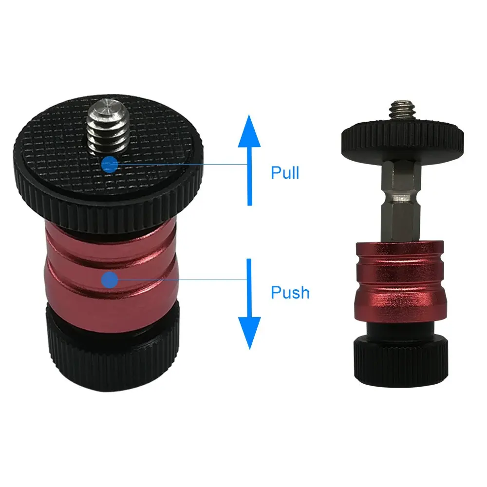 ANDYCINE Мини Quick Release Камера подставка для шарнирное сочлененное крепление и Камера мониторов с 1/4 дюйма HDMI DVI Переходник HDMI DVI и 1/4 дюйма нижний винт отверстие