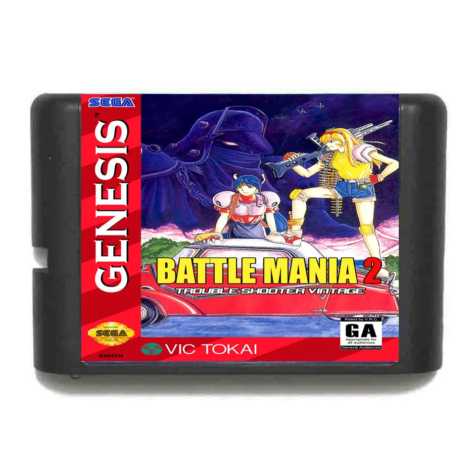 16-битная игровая карта Battle Mania - Dai Gin Jou II для Sega MegaDrive &amp Genesis System | Электроника