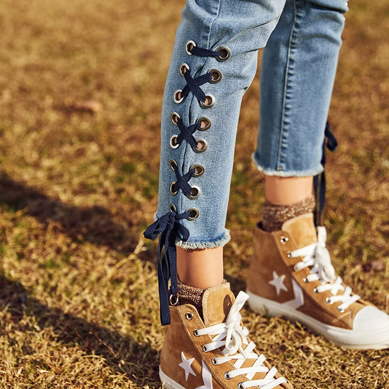 Женские облегающие брюки ARTKA летние универсальные до щиколотки с натуральной