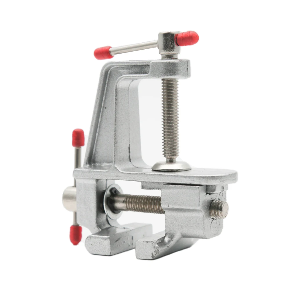 New 3.5&quot Aluminum Miniature Small Jewelers Hobby Clamp On Table Bench Vise Tool Vice | Инструменты