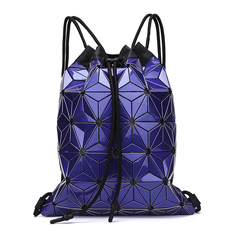 Светящиеся рюкзаки на шнурке для женщин ранцы ремне школы и путешествий