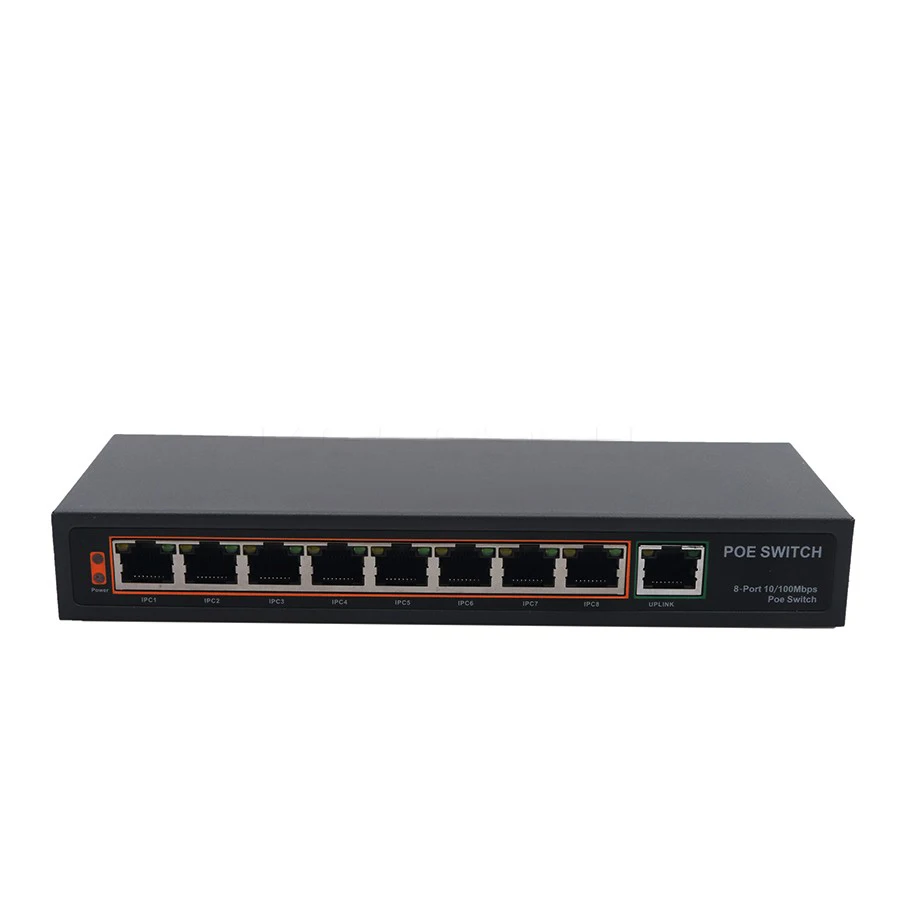 Сетевой коммутатор IEEE802.3af 8 портов 100 Мбит/с 1 шт.|8 port|ethernet network switchnetwork switch |