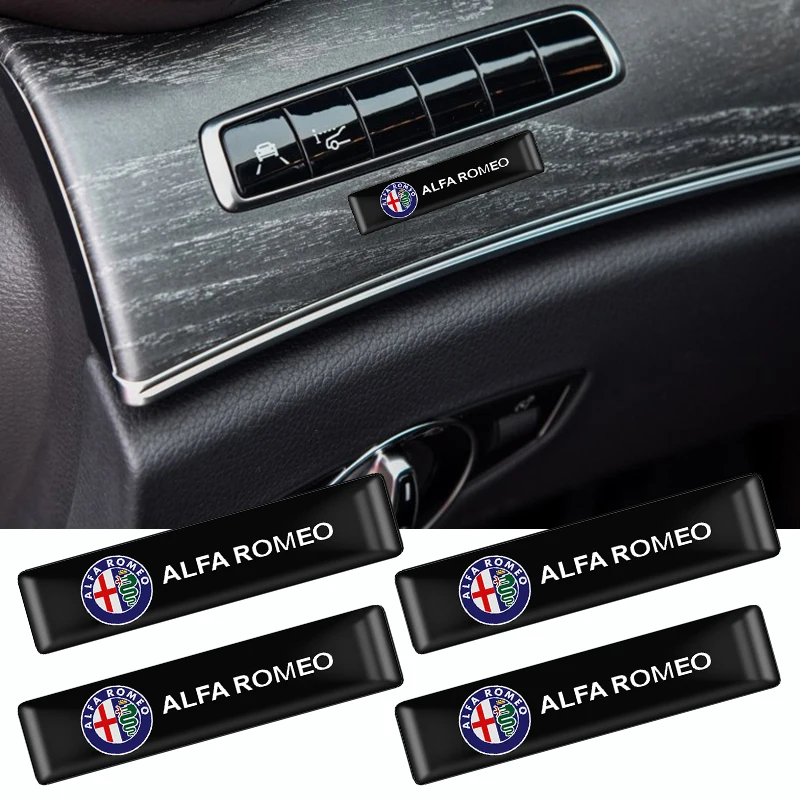 2/4/10 шт. декоративные наклейки для кузова автомобиля Alfa Romeo Giulietta 147 156 159 | Отзывы и видеообзор
