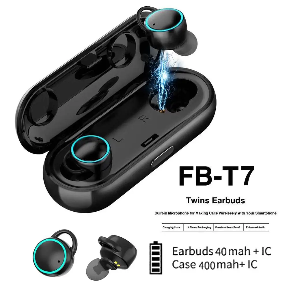 Bluetooth Беспроводной наушники двойной наушники-вкладыши стерео наушники-вкладыши Мини зарядки отделение IPX5 водостойкий закупка